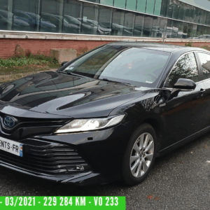 CAMRY HYBRIDE PRO  218 CH 2WD DYNAMIC BUSINESS BOITE AUTO 03/2021 – 229 284 km - TVA récupérable - 1 ère MAIN - VO 233
