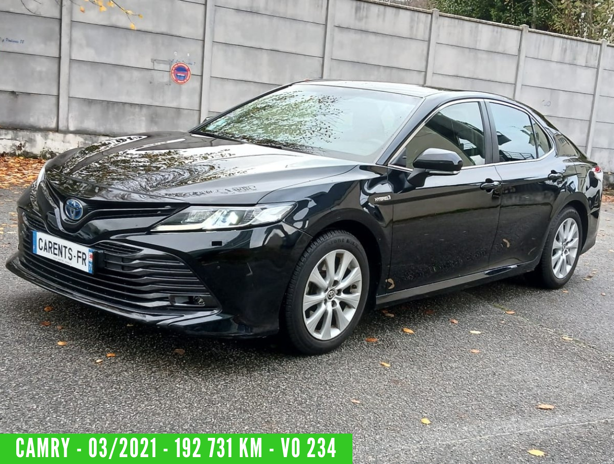 CAMRY HYBRIDE PRO 218 CH 2WD DYNAMIC BUSINESS BOITE AUTO 03/2021 – 192 731 km - TVA récupérable - VO 234