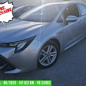 COROLLA BERLINE Hybride Essence 122H DYNAMIC BUSINESS  06/2020 - 147 613 km -TVA récupérable -1ère main – VO 241Bis