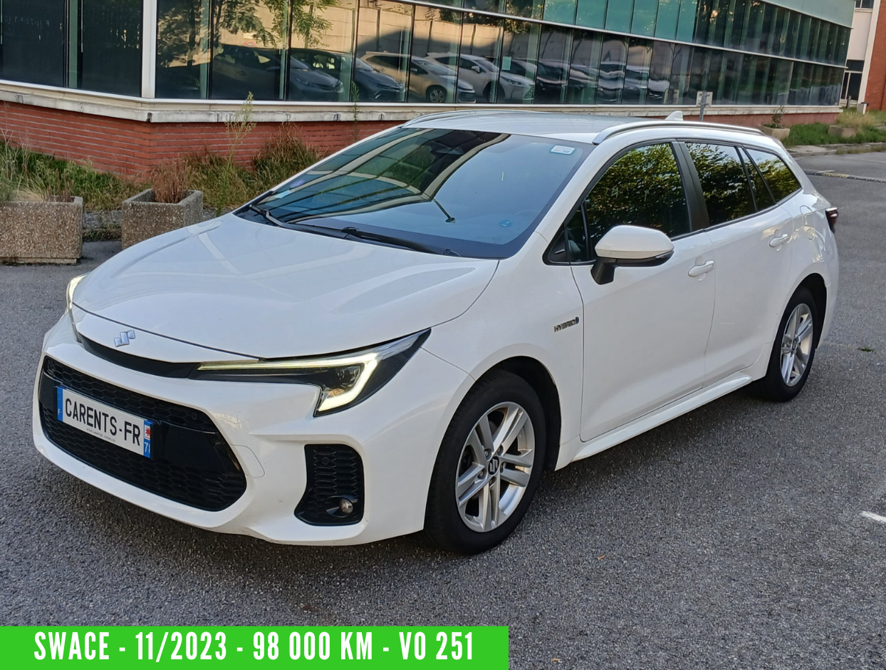 SUZUKI SWACE Hybride Essence 1.8 122H finition PACK identique Corolla TS Boite AUTO - 11/2023 – 98 078 km - 1ére main - TVA récupérable - VO 251