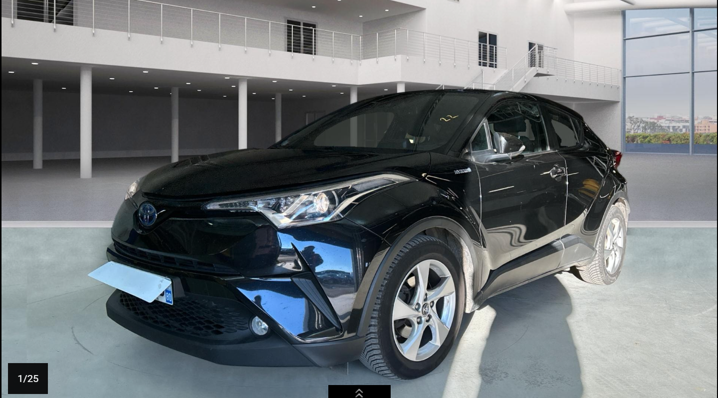 Toyota C-HR HYBRIDE Essence 122 CH DYNAMIC - 1 ère main - Boite Auto - 04/2019 – 166 953 km –VO 288 – Image 2