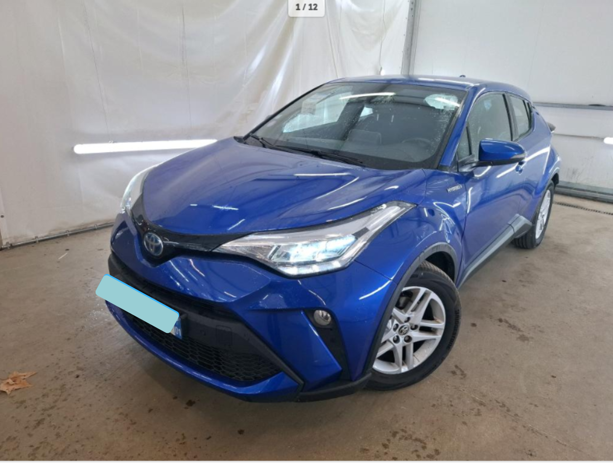 Toyota C-HR HYBRIDE Essence 184 CH DYNAMIC Business - Boite Auto - 1 ère main - 08/2020 – 189 258 km –VO 258 – Image 2