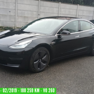 TESLA MODEL 3 - SOH de 87.0 % - Batterie LFP - Long Range Dual Motor AWD - 02/2019 – 188 259 km - 1ère main - VO 260 - Véritable Affaire pour VTC / Taxi / Particuliers