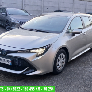 TOYOTA COROLLA TOURING SPORTS BREAK HYBRIDE Essence  122CH Active MY 21 - Boite Automatique - 1ére main -   TVA récupérable - 04/2022 – 150 455 KM – VO 254