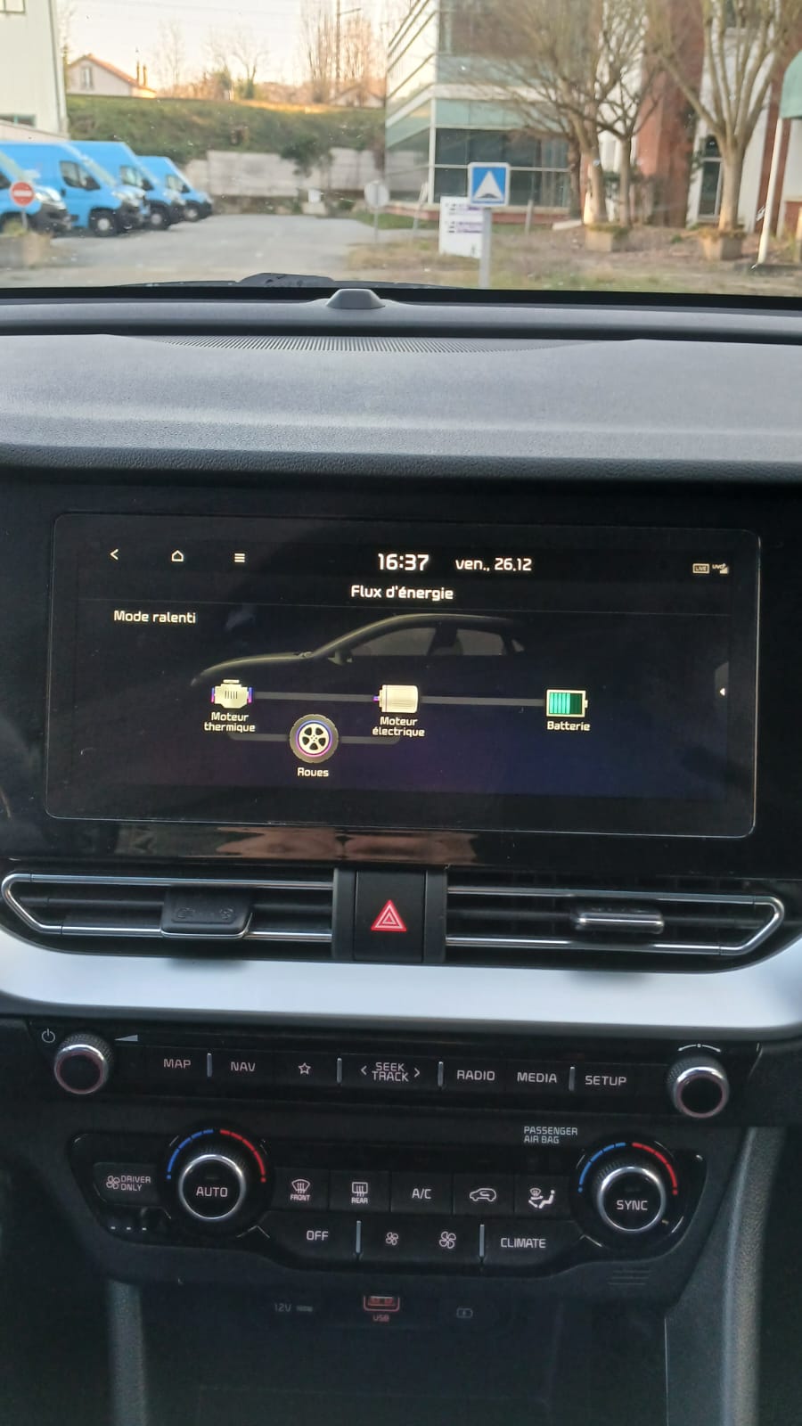 KIA NIRO Hybride 1.6 GDI 105 CH ISG + Electrique 43.5 CH ACTIVE BUSINESS DCT6 - 10/2021 – 140 807 KM - TVA récupérable - 1ére main – VO 255 – Image 16