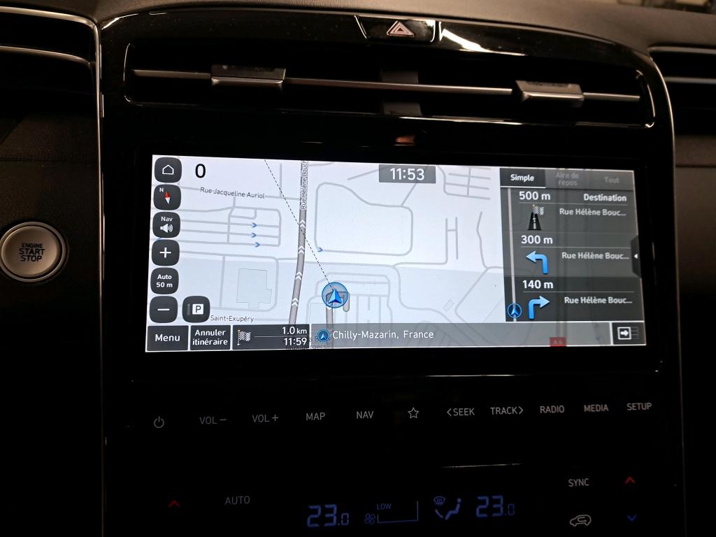 TUCSON HYBRIDE Essence 1.6 T-GDI 230 CV BOITE AUTO BVA6 finition CRÉATIVE 10/2022 – 156 507 km - TVA récupérable - 1ère main – VO 270 – Image 11