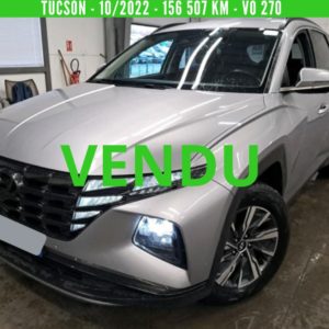 TUCSON HYBRIDE Essence 1.6 T-GDI 230 CV BOITE AUTO BVA6 finition CRÉATIVE 10/2022 – 156 507 km - TVA récupérable - 1ère main – VO 270