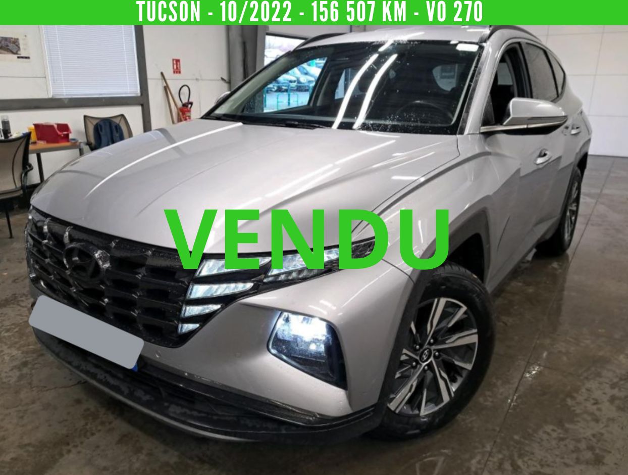 TUCSON HYBRIDE Essence 1.6 T-GDI 230 CV BOITE AUTO BVA6 finition CRÉATIVE 10/2022 – 156 507 km - TVA récupérable - 1ère main – VO 270