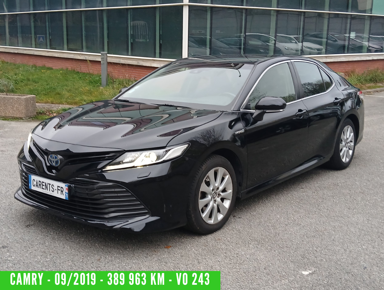 CAMRY HYBRIDE PRO 218 CH 2WD LOUNGE BOITE AUTO - 09/2019 – 389 963 km - VO 243