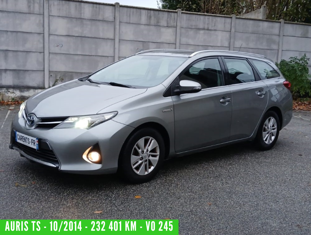 AURIS TOURING SPORTS Hybride Boite-auto 1.8 - 10/2014 – 232 401 km – VO 245