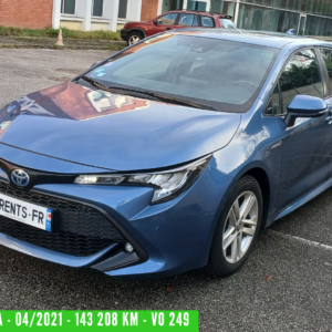 COROLLA Hybride Essence 122H DYNAMIC BUSINESS - Boite automatique - 04/2021 – 143 208 km -TVA récupérable -1ère main – VO 249