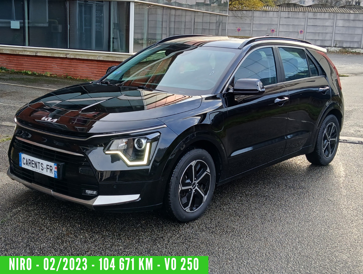 NIRO Hybride Rechargeable 1.6 GDI 183 CH BOITE AUTO PHEV DCT6 ACTIVE 02/2023 – 104 671 km - TVA récupérable – 1ère main – VO 250
