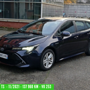 TOYOTA COROLLA TOURING SPORTS BREAK HYBRIDE 122CV Dynamic Business 1.8 Stage Academy - TVA récupérable -1 ère MAIN - 11/2021 -  137 960 KM – VO 253