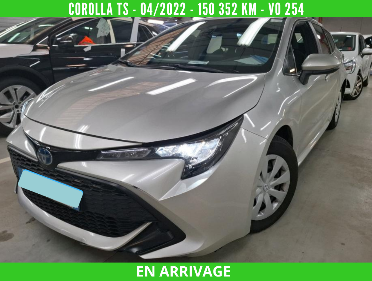 TOYOTA COROLLA TOURING SPORTS BREAK HYBRIDE Essence 122CH Active MY 21 - Boite Automatique - 1ére main - TVA récupérable - 04/2022 – 150 352 KM – VO 254