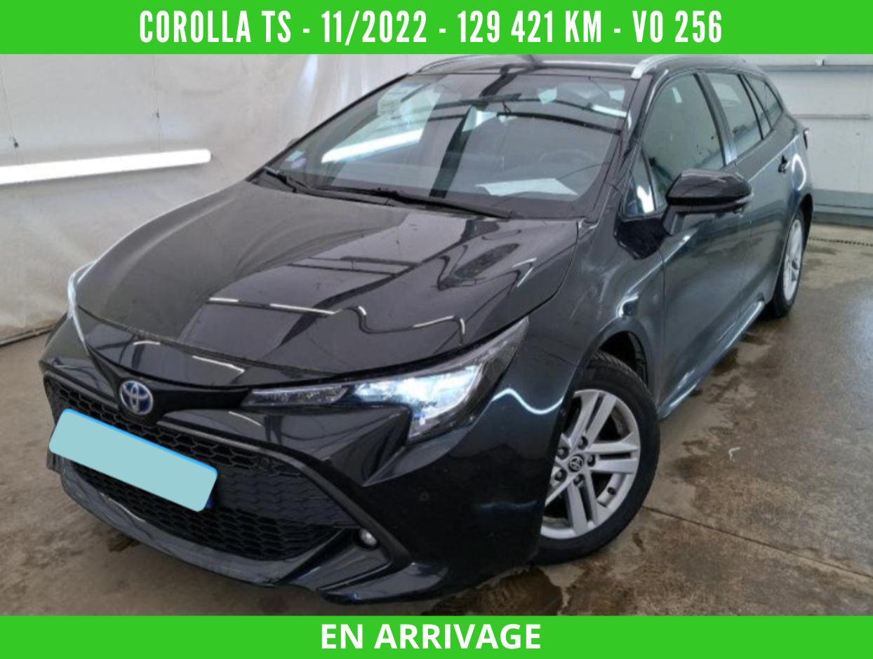 TOYOTA COROLLA TOURING SPORTS BREAK HYBRIDE 122CH Dynamic Business – TVA récupérable - 1 ère MAIN - 11/2022 - 129 421 KM – VO 256