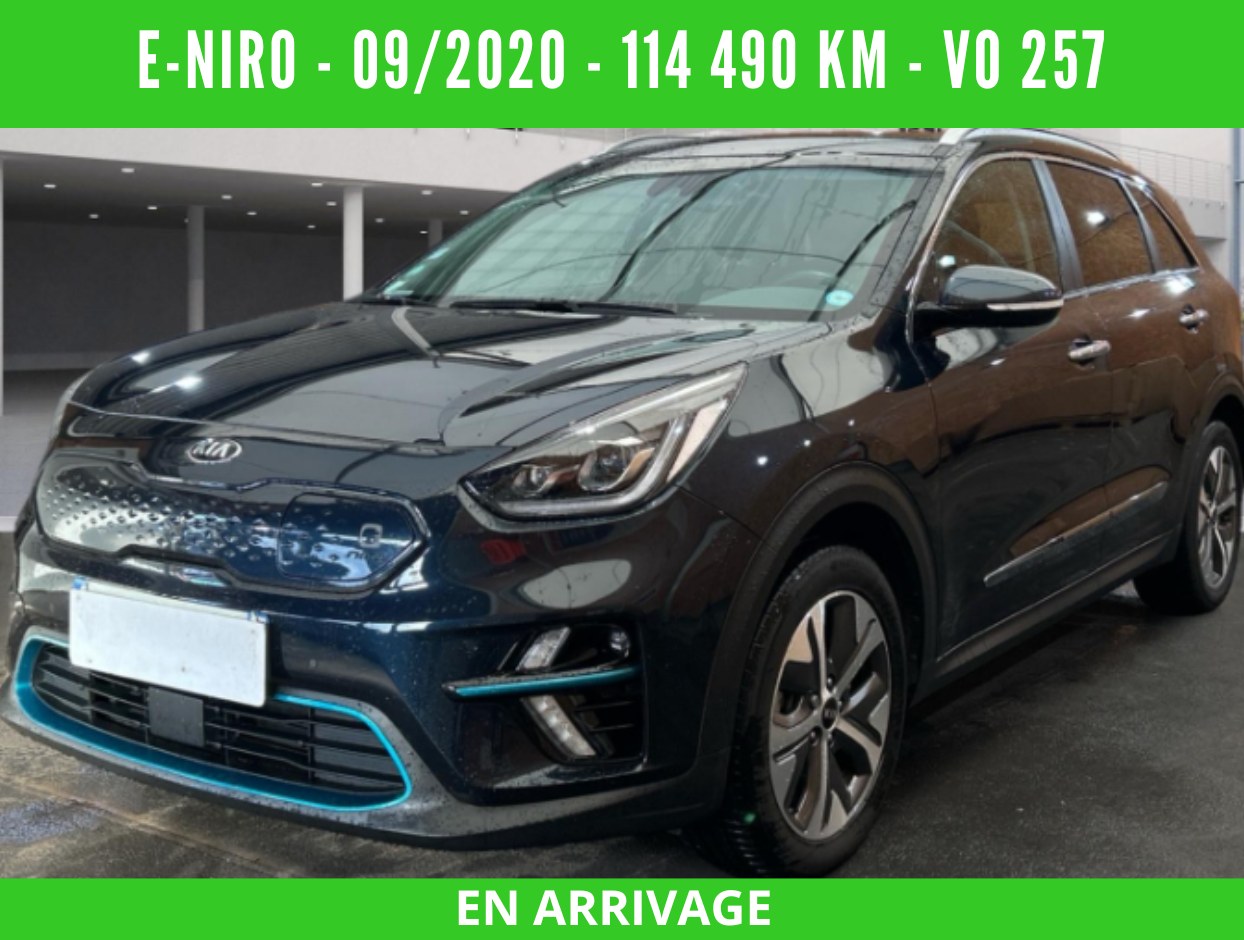 KIA E-NIRO ELECTRIQUE 204 CH PREMIUM - 09/2020 – 114 490 km - 1ère main - VO 257