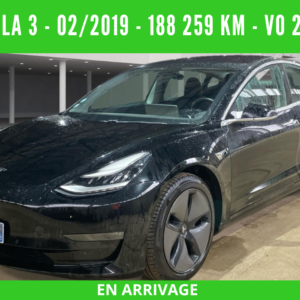 TESLA MODEL 3  Long Range Dual Motor AWD - 02/2019 – 188 259 km - 1ère main - VO 260