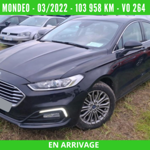 MONDEO Hybride Essence 2.0 L 187ch BOITE AUTO BVA6 TITANIUM  03/2022 – 103 958 km - 1ère main - TVA récupérable VO 264