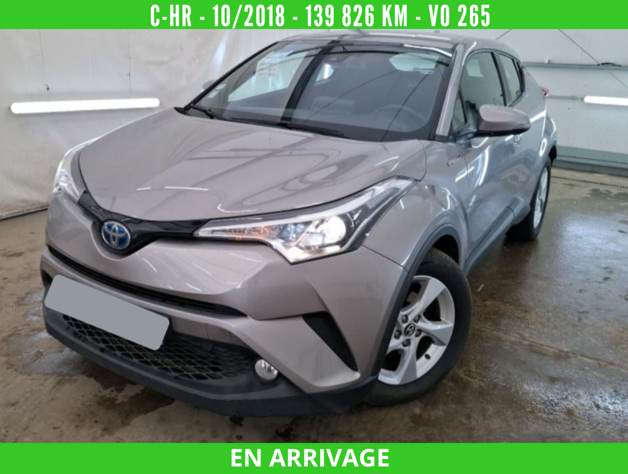 Toyota C-HR HYBRIDE Essence 122 CH DYNAMIC Business - Boite Auto – 10/2018 – 139 826 km - 1 ère main - TVA récupérable - VO 265