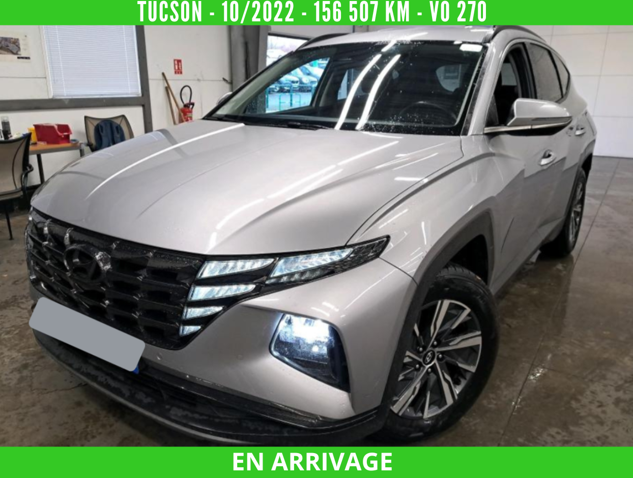 TUCSON HYBRIDE Essence 1.6 T-GDI 230 CV BOITE AUTO BVA6 finition CRÉATIVE 10/2022 – 156 507 km - TVA récupérable - 1ère main – VO 270