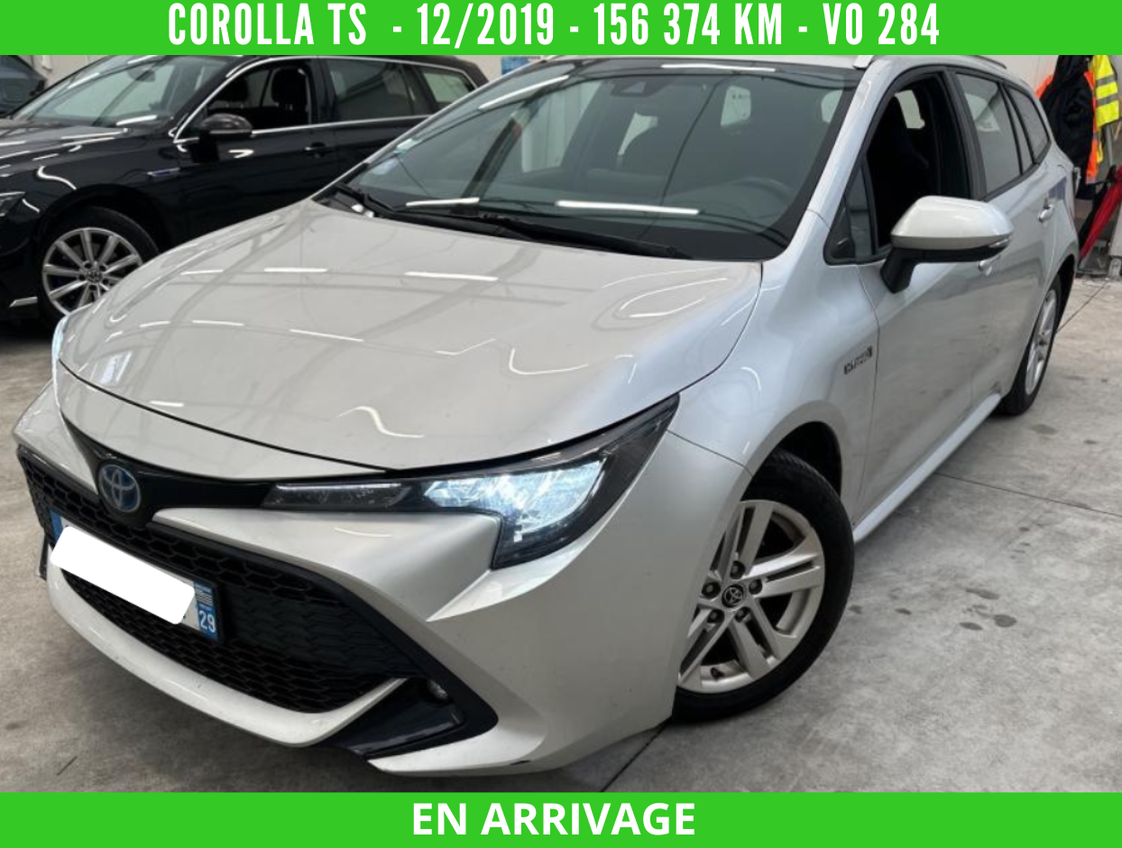 TOYOTA COROLLA TOURING SPORTS BREAK HYBRIDE 122 CH Dynamic Business TVA récupérable - 1 ère MAIN - 12/2019- 156 374 KM – VO 284