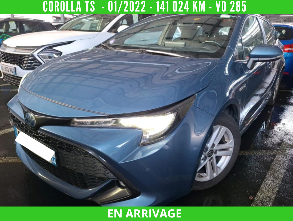 TOYOTA COROLLA TOURING SPORTS BREAK HYBRIDE 122 CH Dynamic Business TVA récupérable - 1 ère MAIN - 01/2022 – 141 024 KM – VO 285
