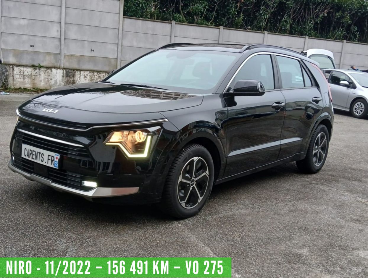NIRO Hybride 1.6 GDI 141 CV HEV DCT6 Active – Boite Auto – 11/2022 – 156 491 km – VO 275