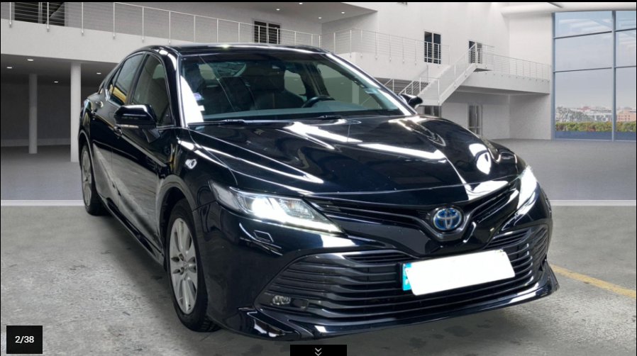 CAMRY HYBRIDE PRO 218 CH 2WD DYNAMIC BUSINESS BOITE AUTO – 03/2021 – 272 598km – 1ère main – TVA récupérable - VO 292 – Image 3