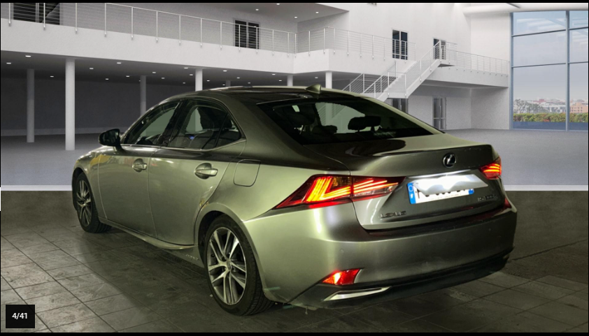 LEXUS IS 300H HYBRIDE Essence BUSINESS Boite Automatique – 06/2020 – 198 499 KM – VO 301 – Image 5