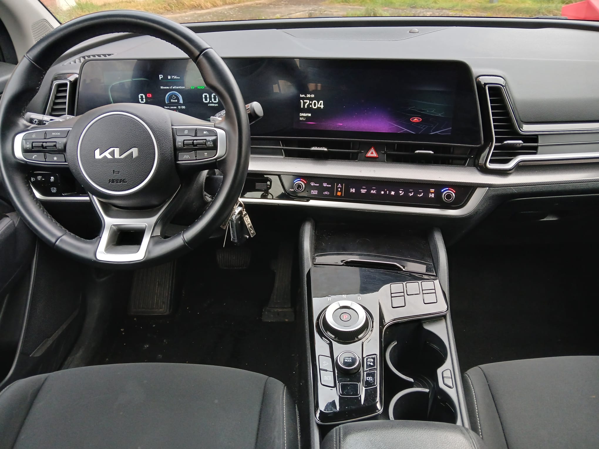 KIA SPORTAGE 230 CH Hybride Essence 1.6 T-GDI Boite Auto BVA6 Active Business – 05/2023 – 204 312 km - 1ére main - TVA récupérable – VO 300 – Image 12