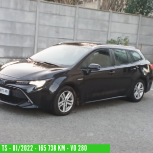 TOYOTA COROLLA TOURING SPORTS BREAK HYBRIDE 122 CH Dynamic Business  TVA récupérable - 1 ère MAIN -  01/2022 -  165 738 KM – VO 280