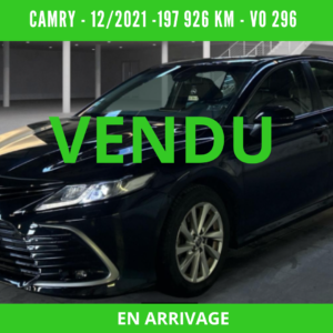 CAMRY HYBRIDE PRO 218 CH 2WD DYNAMIC BUSINESS BOITE AUTO –  12/2021 – 197 926 km – 1ère main – TVA récupérable - VO 296