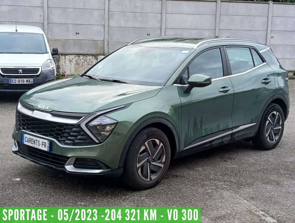 KIA SPORTAGE 230 CH Hybride Essence 1.6 T-GDI Boite Auto BVA6 Active Business – 05/2023 – 204 312 km - 1ére main - TVA récupérable – VO 300