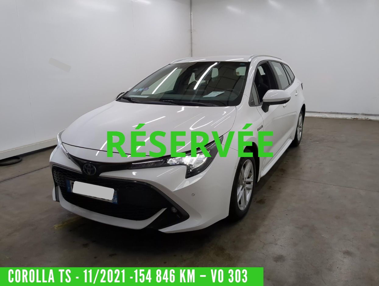 COROLLA TOURING SPORTS BREAK HYBRIDE 122 CH Dynamic Business TVA récupérable - 1 ère MAIN - 11/2021 - 154 846 KM – VO 303