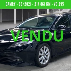 CAMRY HYBRIDE PRO 218 CH 2WD DYNAMIC BUSINESS BOITE AUTO –  08/2021 – 214 861km – 1ère main – TVA récupérable - VO 295