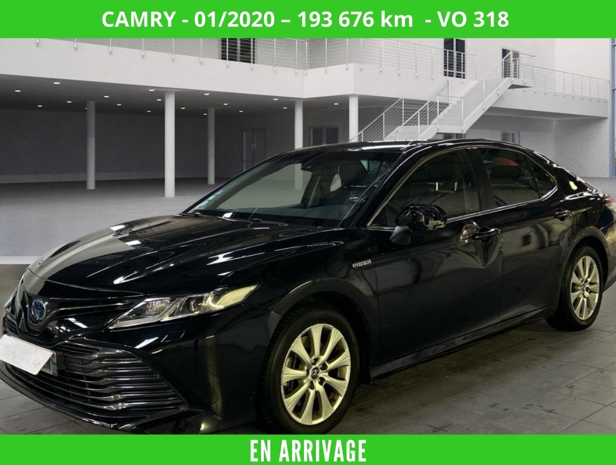CAMRY HYBRIDE PRO 218 CH 2WD DYNAMIC BUSINESS BOITE AUTO – 01/2020 – 193 676 km – 1ère main – TVA récupérable - VO 318